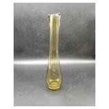 Mid Century Modern Green Vase 15 inches