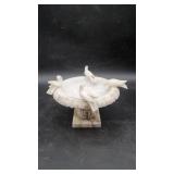 Alabaster Bird Bath