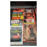 Box of Automotive and TIME Magazines