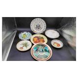 8 Various Decorative Plates and Bowls