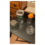 MISC. GLASS JARS