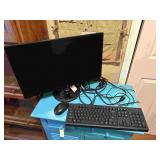 HP Flatscreen(24 inch) Monitor and Keyboard