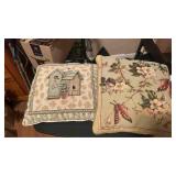 (2) DECORATIVE PILLOWS
