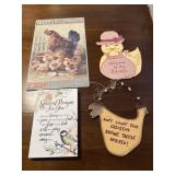 Bird and Chicken Wall Decor