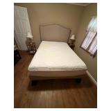 Queen Platform Bed with Risers