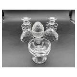 Ornamental Glassware (4 Pieces)