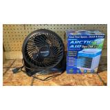 Small Fan and Arctic Air Personal Space Cooler