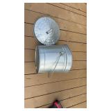 Metal Bucket w/ Lid