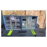 Metal Storage Bin with Plastic Pullouts