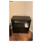 4 Cube organizer,dark brown