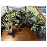 (3) Faux House Plants