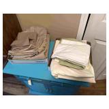 Assorted Bed Sheets and Pillow Cases