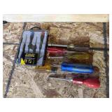 Assortment of nut drivers and screwdrivers