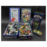 3 Tins of Marbles