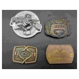 4 Belt Buckles
