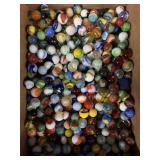 Plastic Container of Marbles