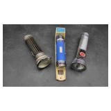 3 Metal Flashlights