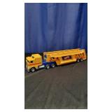Mattel Hot Wheels Semi Truck Trailer Car Hauler