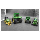 Ertl Monster Treads Toy Combine Harvester &