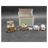 2 Boxes of Avon Miniature Furniture