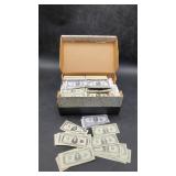 Box of Misc Play Money