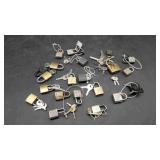 Box of Miniature Locks & Keys