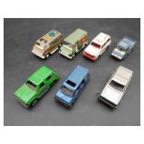 7 Tootsietoy Metal Cars