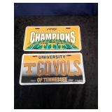 2 Tn Vols Front Car Tags