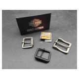 Harley Davidson Belt Buckles and Earrings