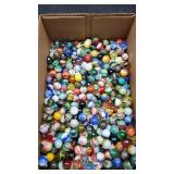 Plastic Container of Marbles
