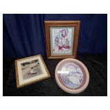 3 Framed Pictures