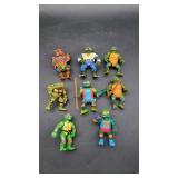 8 Teenage Mutant Ninja Turtles Action Figures