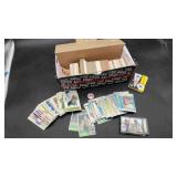 Box Of Mismatched Cards & Puzzle Pieces