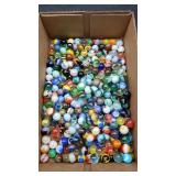Plastic Container of Marbles
