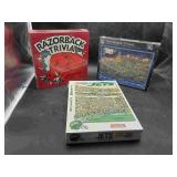 2 NFL Puzzles & RazorBack Trivia
