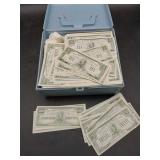 Box of The United Playland Toy Money