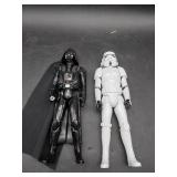 Star Wars Storm Trooper & Darth Vader Figures