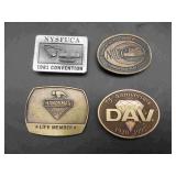 4 Belt Buckles