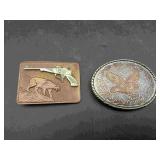 2 Belt Buckles