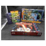 2 Star Wars Board Games & Jenga Death Star