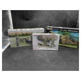3 Sealed WWII German Military Model Kits