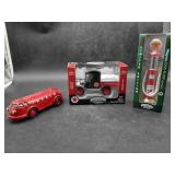 Texaco Die Cast Cars and Gas Pump