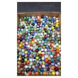 Plastic Container of Marbles