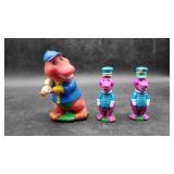 Barney Bank & Barney Figurines