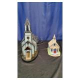 Stained Glass Church Lamp & Composite Church