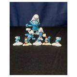 Smurf Plastic Figurines