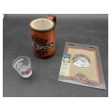 Harley Davidson Leather Mug Coozie and Misc