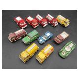 12 Tootsietoy Metal Cars and Trucks