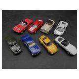 8 DieCast Cars