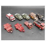 9 Tootsietoy Cars, Trucks, and Trailers